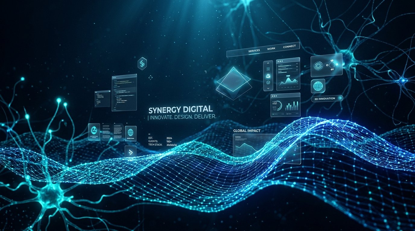 DeepSea Web Agency Interface Visual
